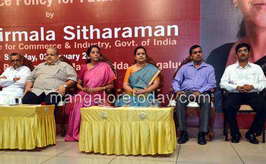 Nirmala sitaraman in Mangalore